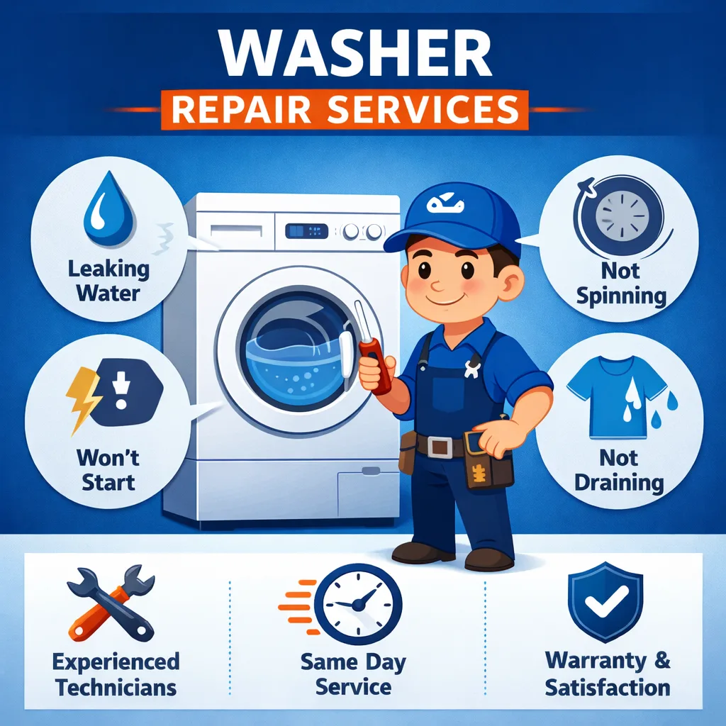 Washer repair service in Sunrise, FL